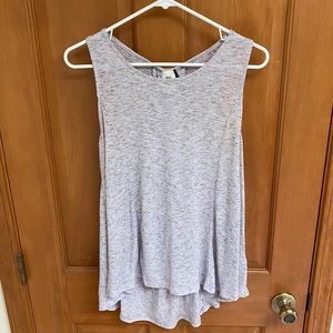 Anthropologie Tops | Light Grey Flowy Tank